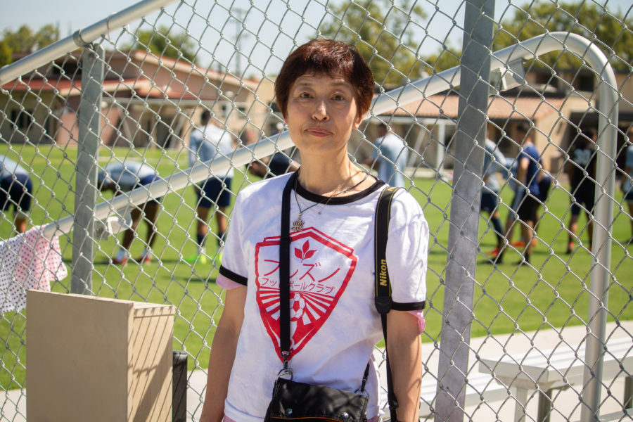 Japan to Fresno. Faithful fan makes her second trip to see the Foxes